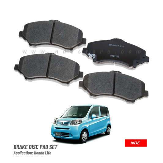 BRAKE, DISC PAD FRONT HONDA LIFE