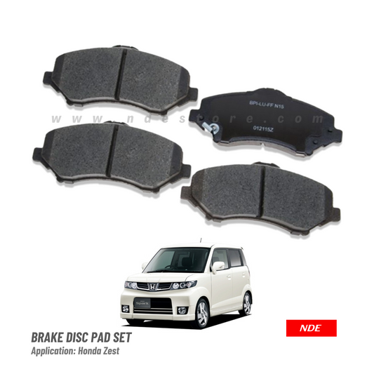 BRAKE, DISC PAD FRONT HONDA ZEST (2014-ONWARDS)