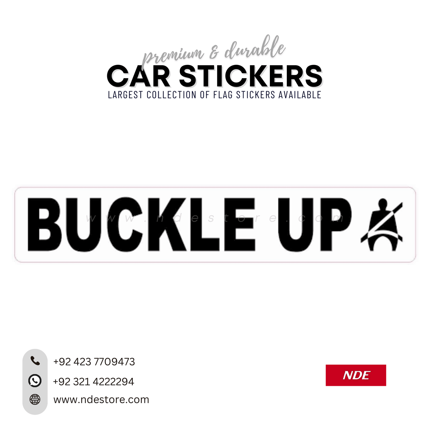 STICKER, BUCKLE UP (SKU: 7355161) - ndestore.com