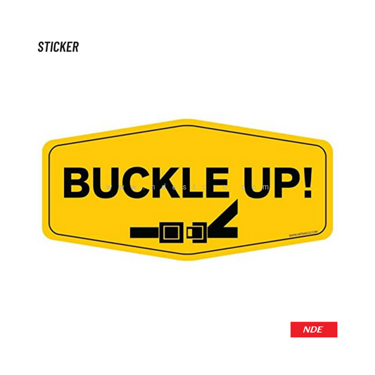 STICKER, BUCKLE UP