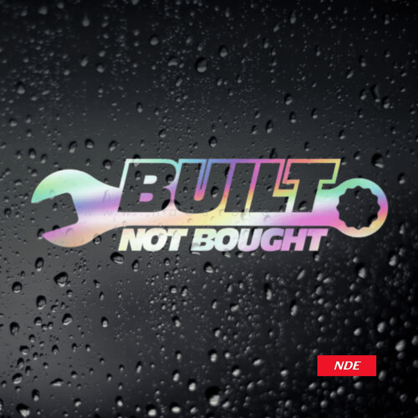 STICKER, BUILT NOT BOUGHT - ndestore.com