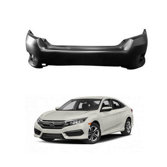 BUMPER REAR FOR HONDA CIVIC (2016-2021) - ndestore.com