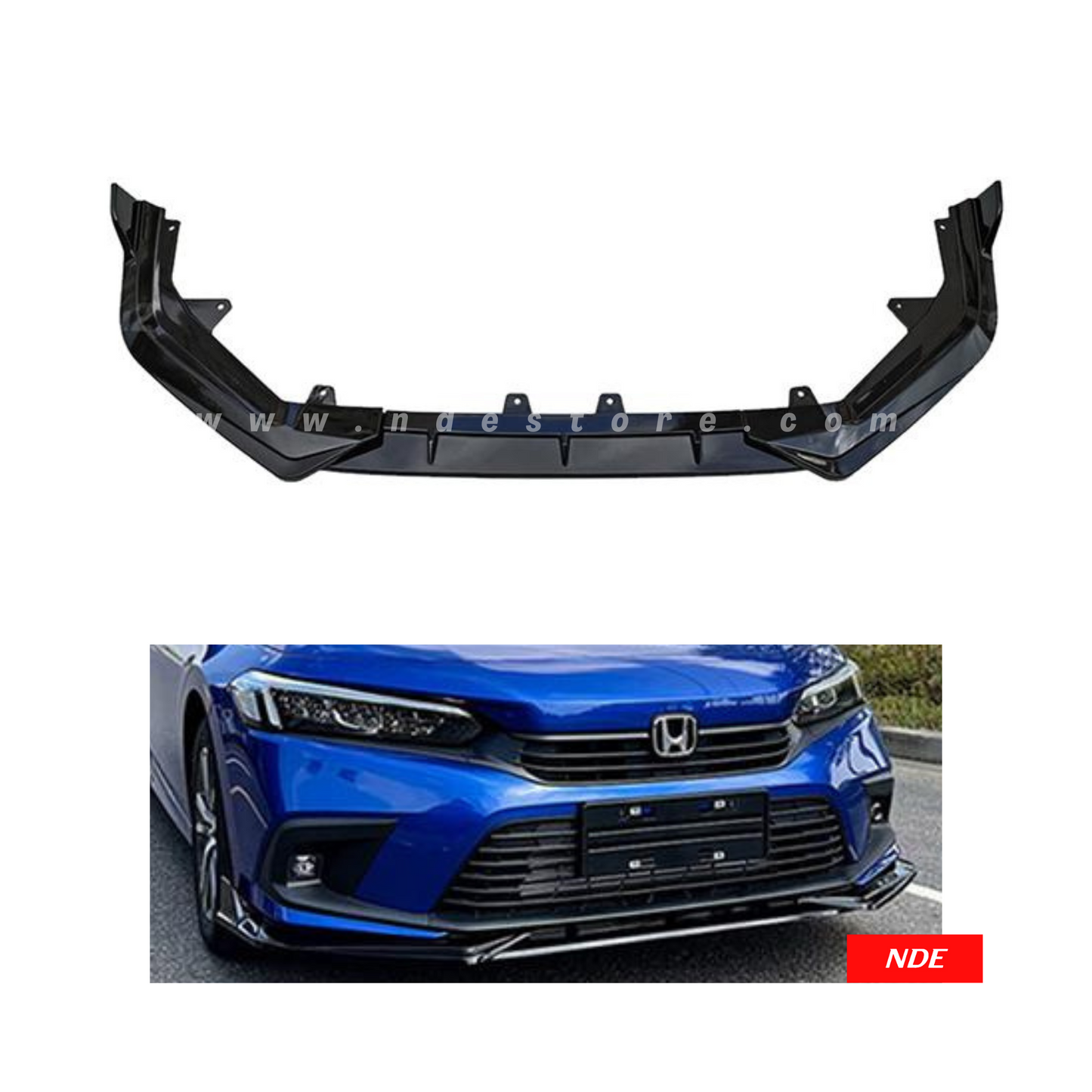 BUMPER SPLITTER FRONT FOR HONDA CIVIC (2021-2024)