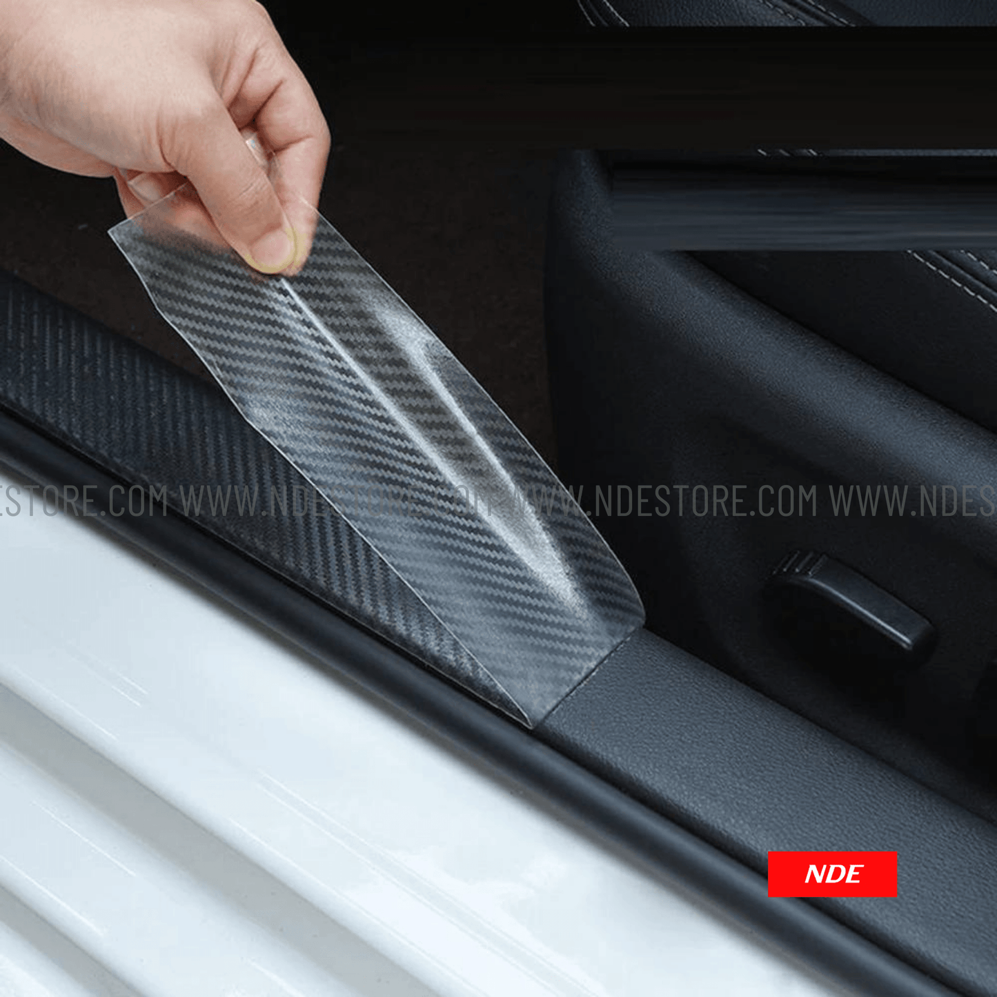 DOOR SILL NANO TAPE CARBON FIBER STYLE PROTECTION FILM - ndestore.com