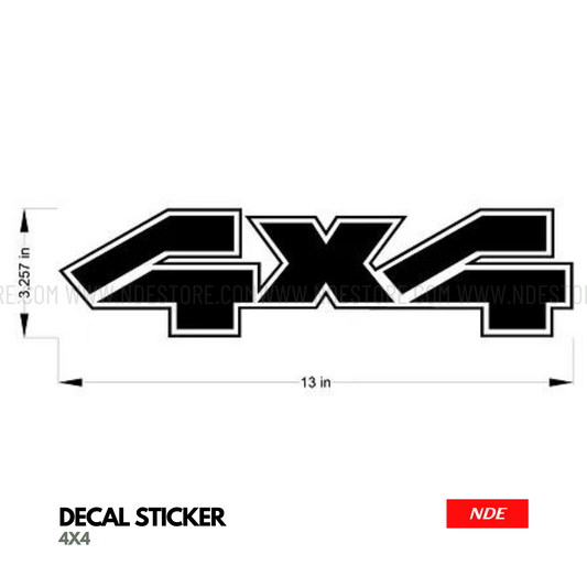 STICKER 4X4 (D34)