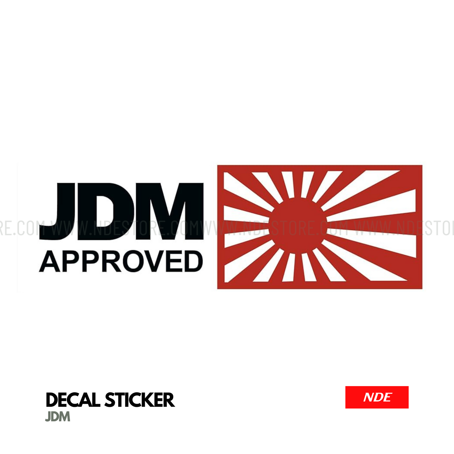 STICKER JDM APPROVED (D4)