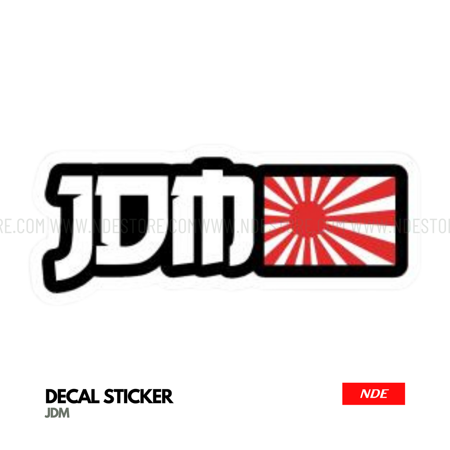 STICKER JDM FLAG (D1)