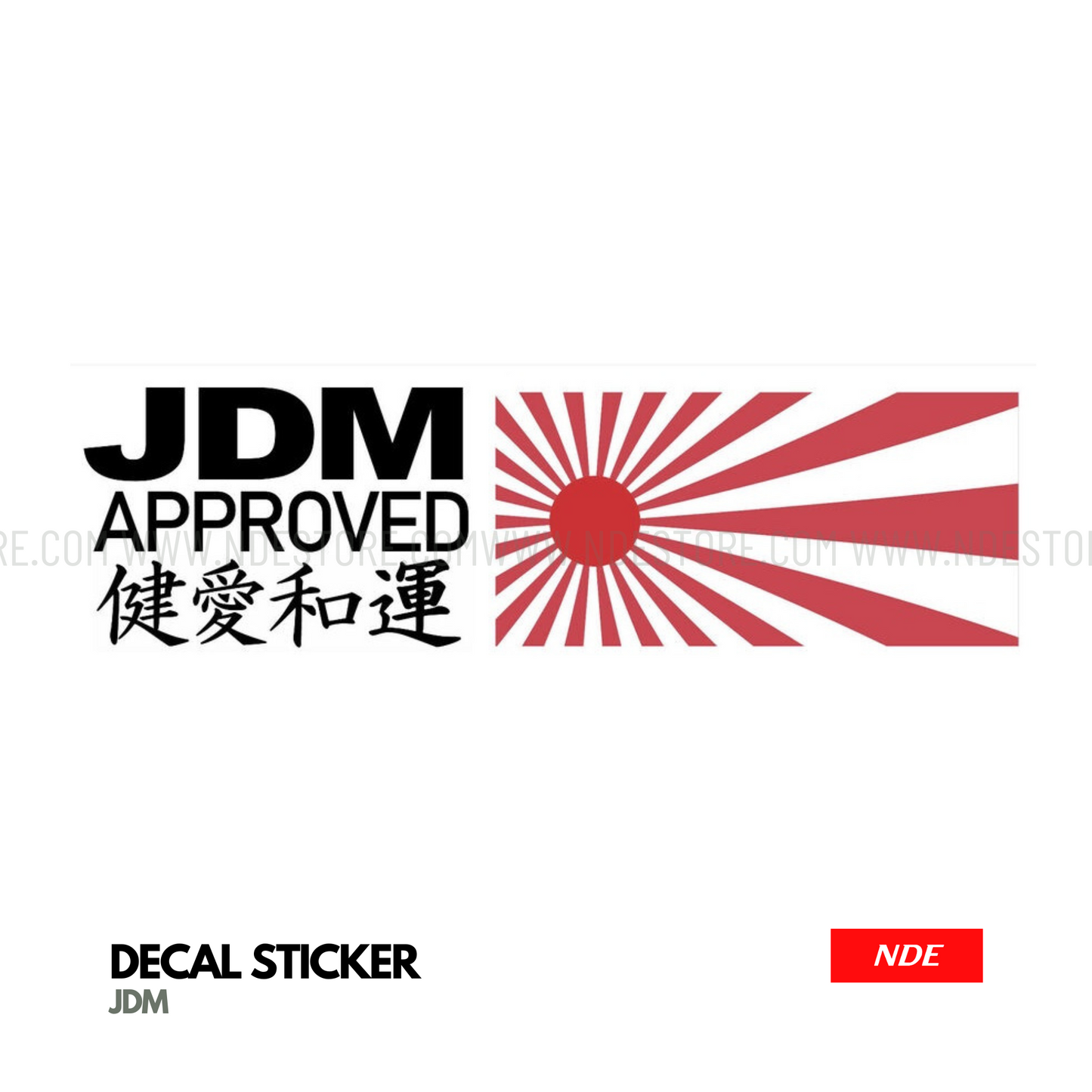 STICKER JDM APPROVED (D6)