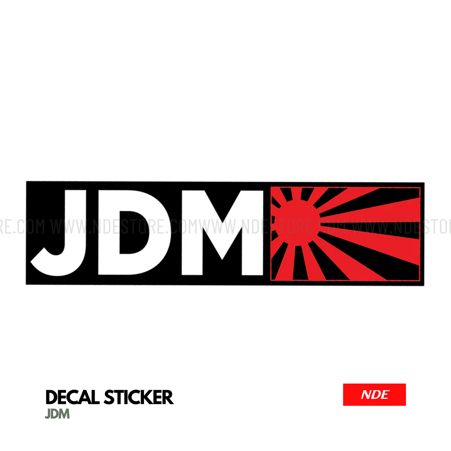 STICKER JDM BLACK