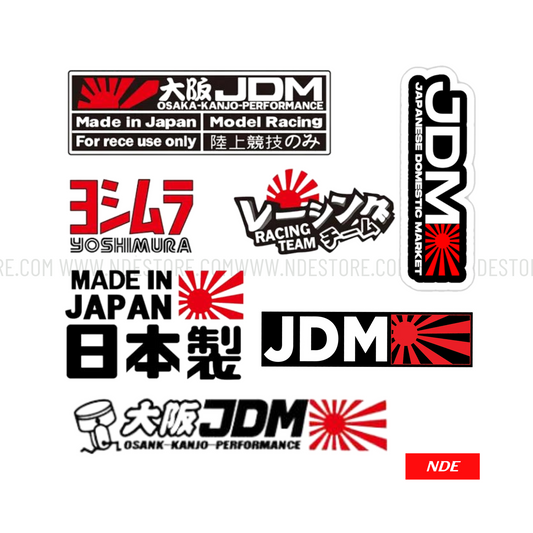 STICKER JDM SERIES 7 STICKERS (D11)