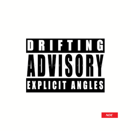 STICKER DRIFTING ADVISORY SKU:8069 - ndestore.com