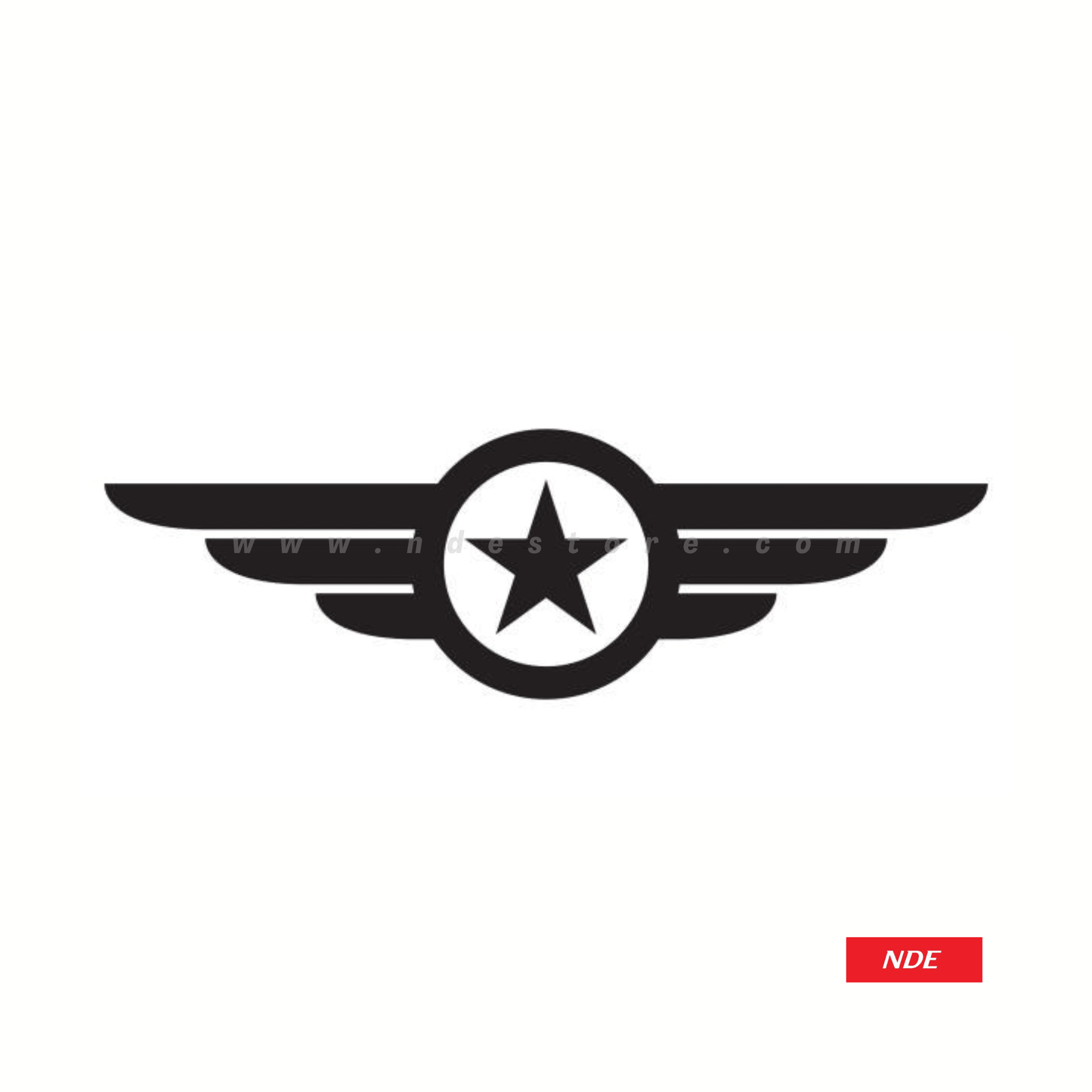 STICKER MILITARY AVIATION STAR (M002) - ndestore.com