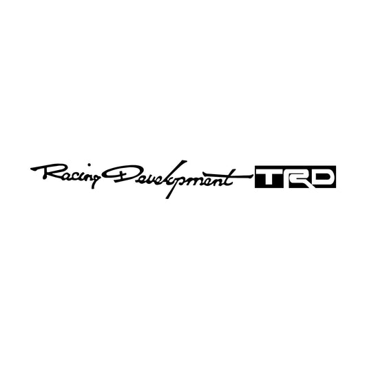 STICKER, RACING DEVELOPMENT TRD