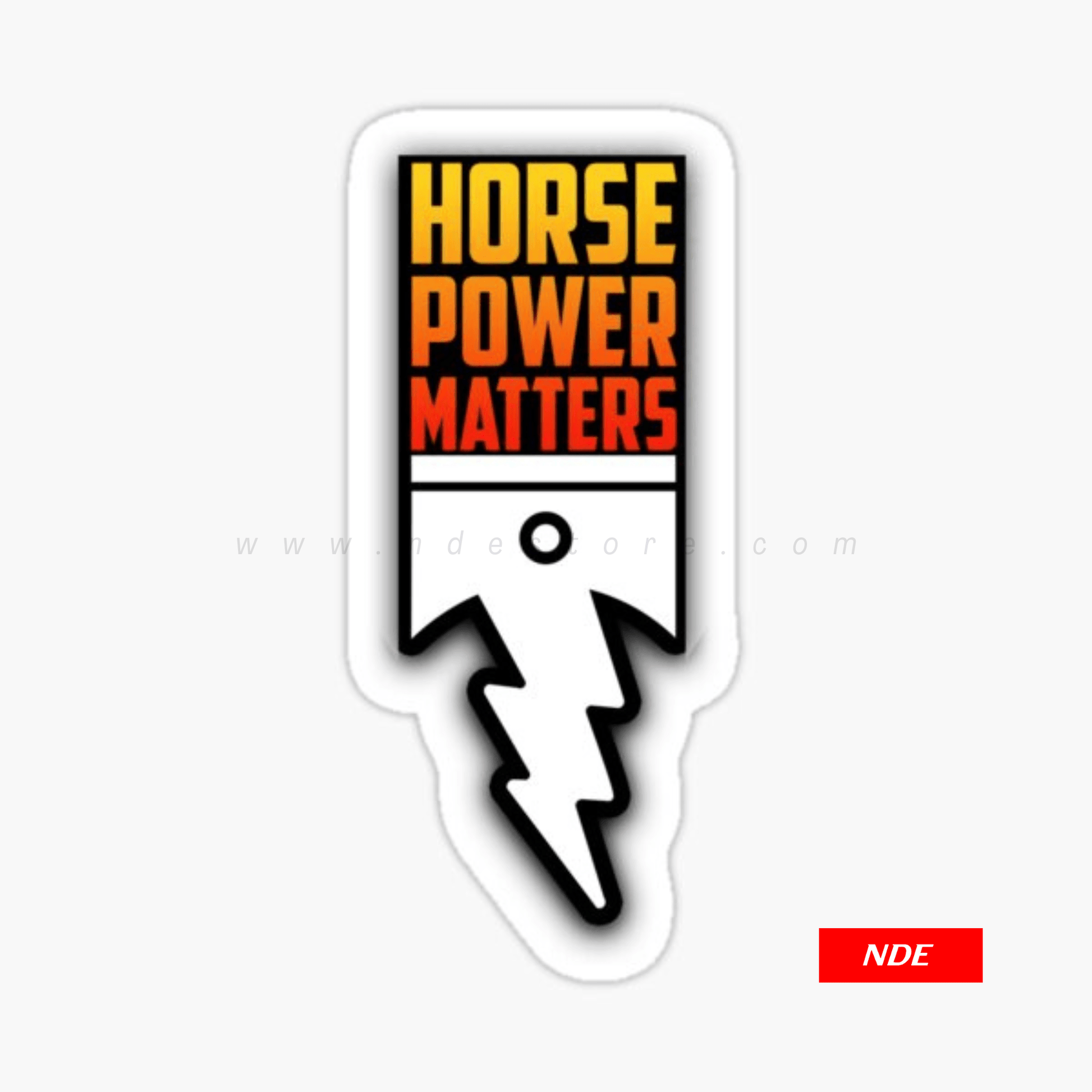 STICKER, HORSE POWER MATTERS - ndestore.com