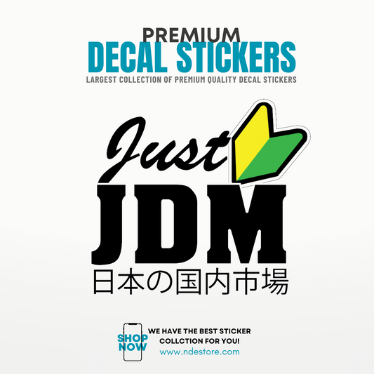 STICKER JUST JDM