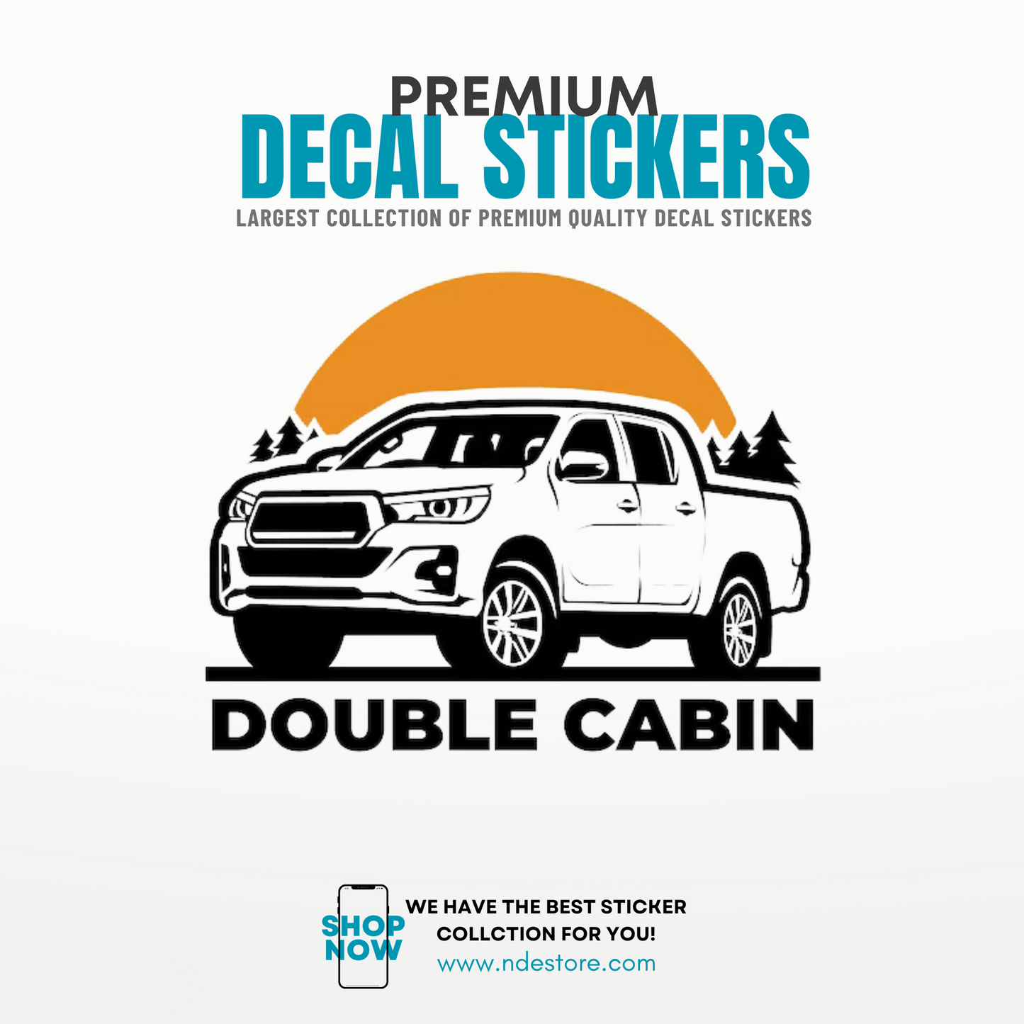 STICKER DOUBLE CABIN - ndestore.com