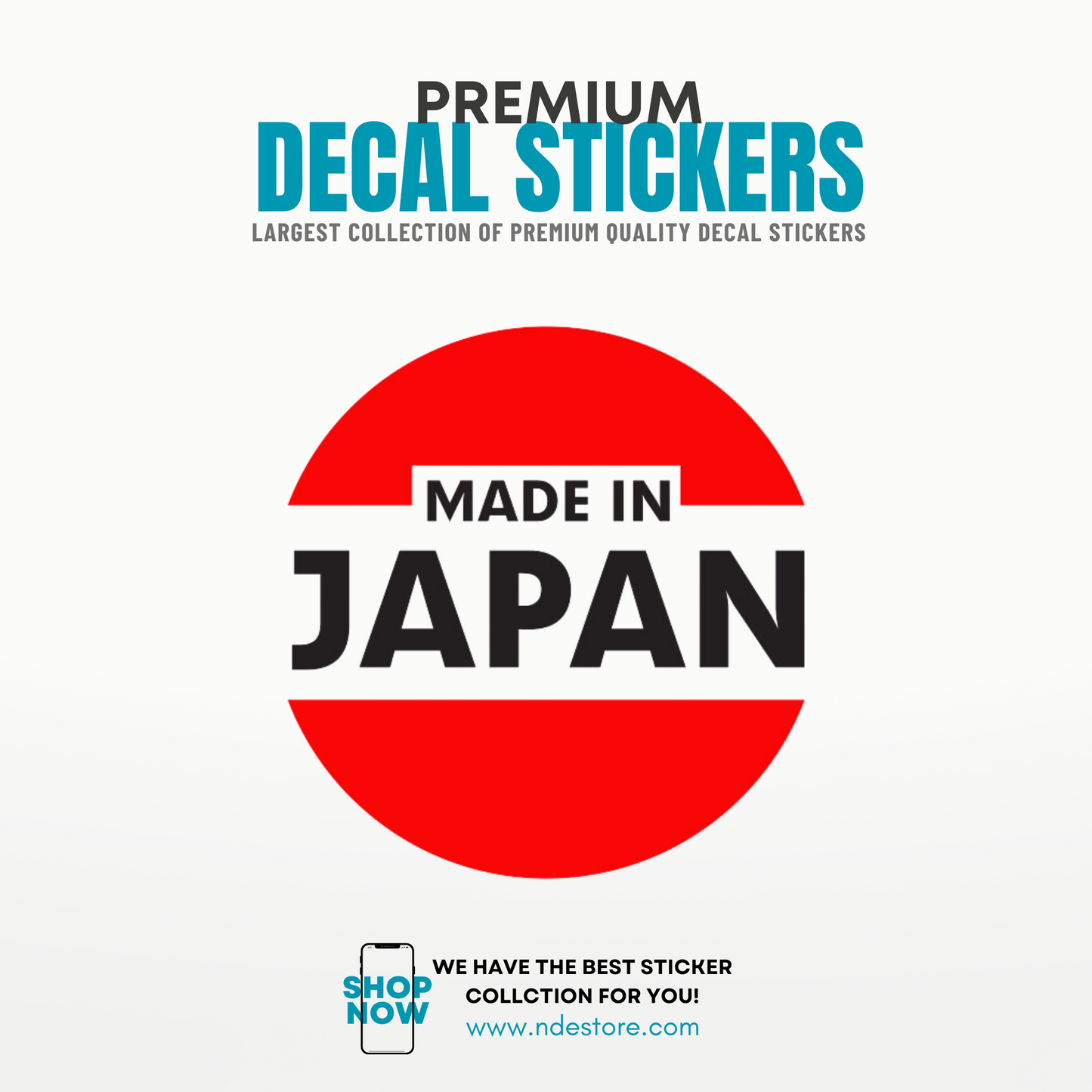 STICKER MADE IN JAPAN