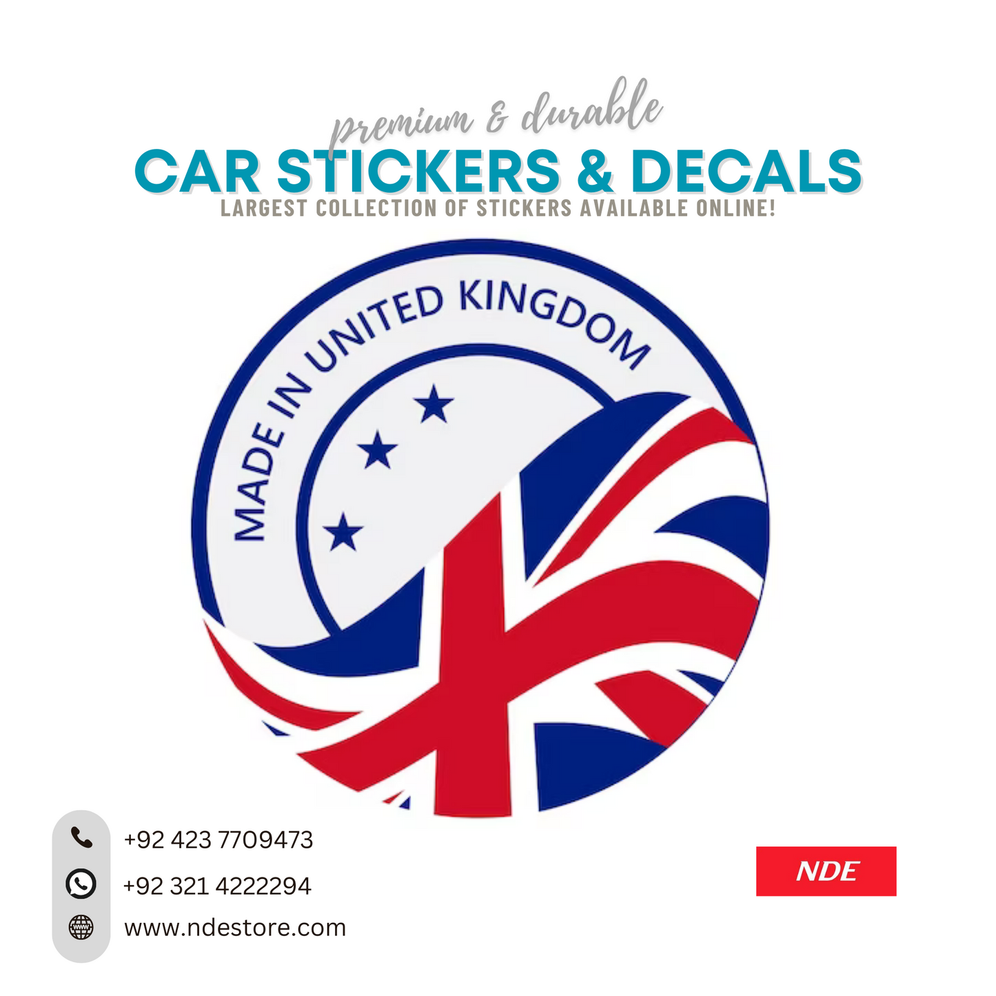 STICKER MADE IN UNITED KINGDOM (DESIGN 2)