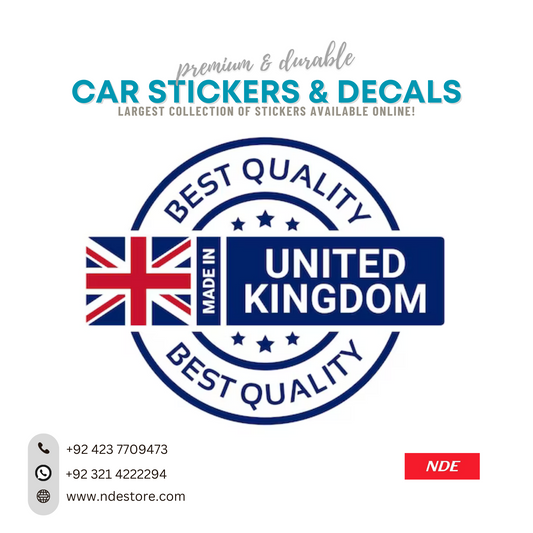 STICKER MADE IN UNITED KINGDOM (BEST QUALITY)