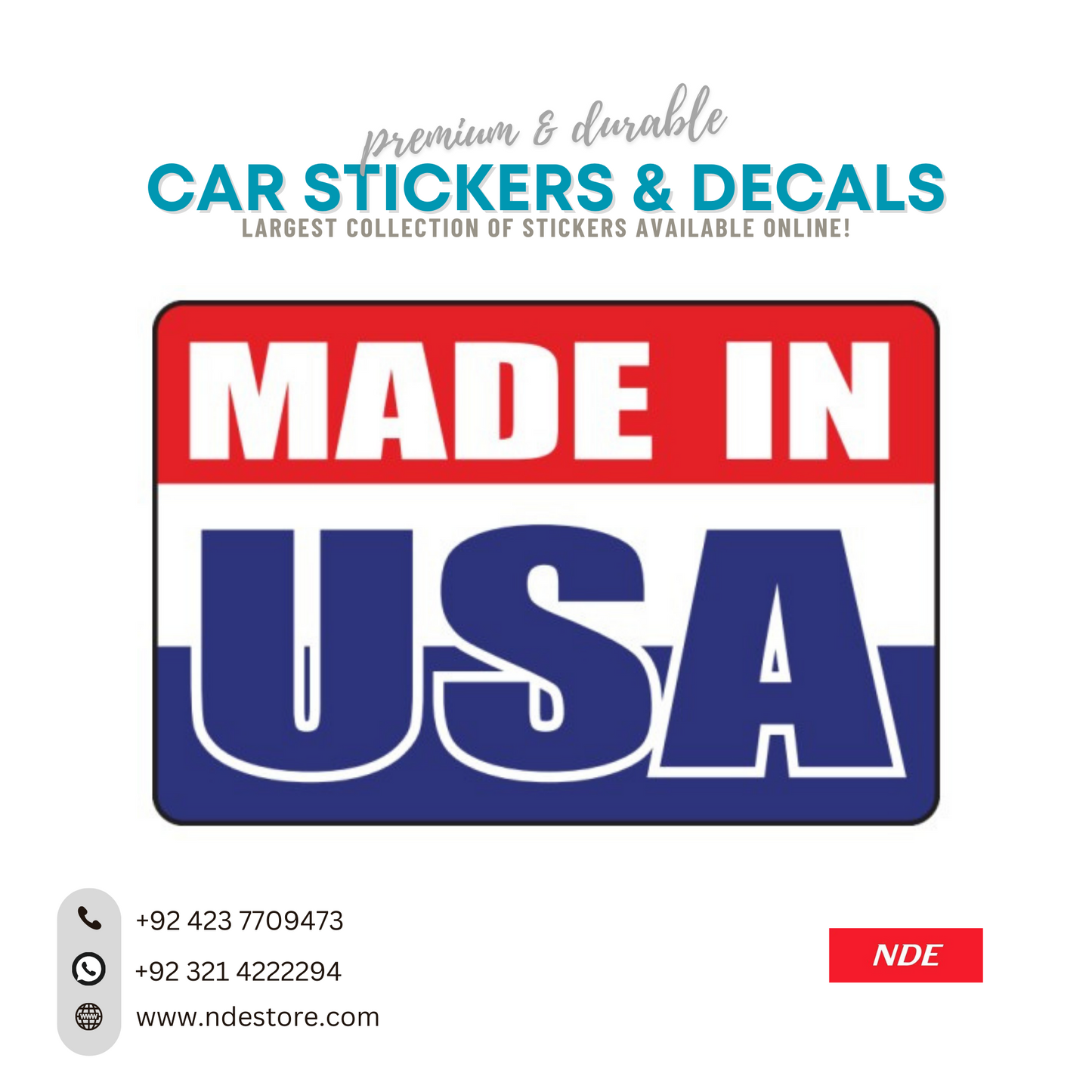 STICKER MADE IN USA