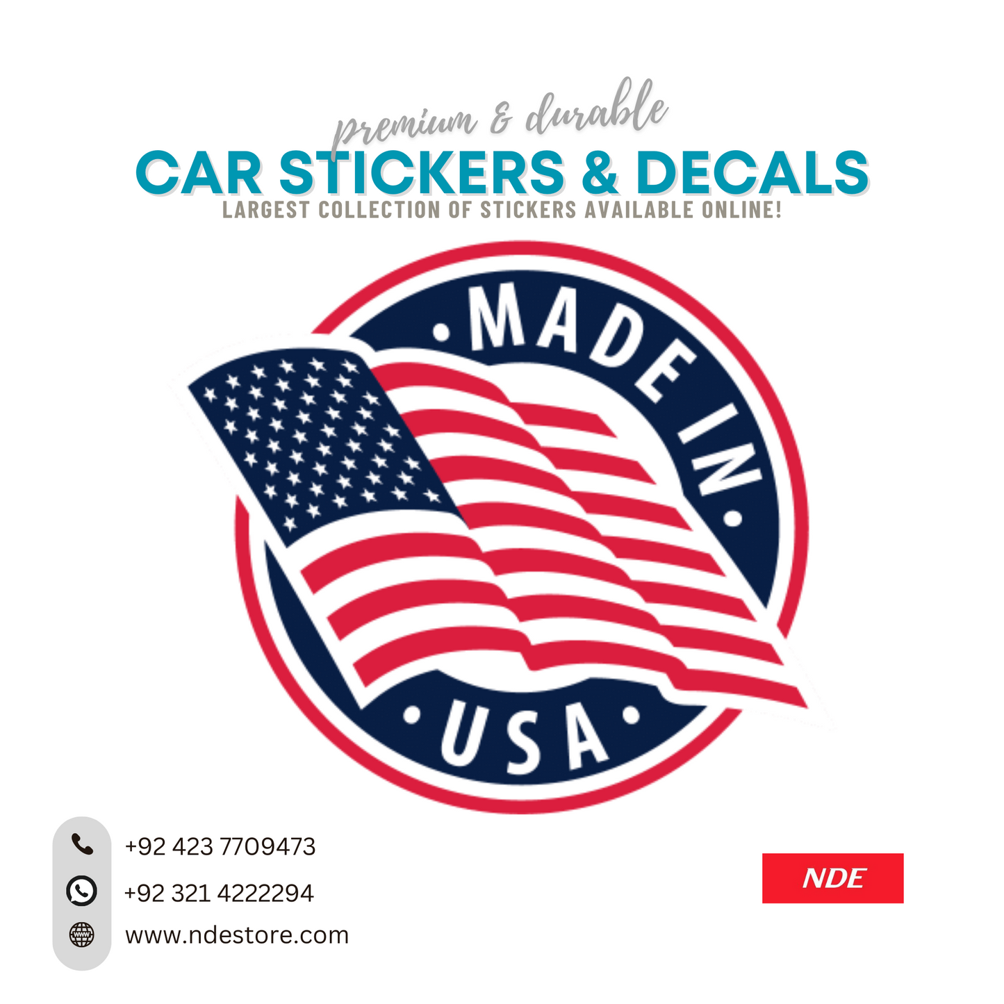 STICKER MADE IN USA