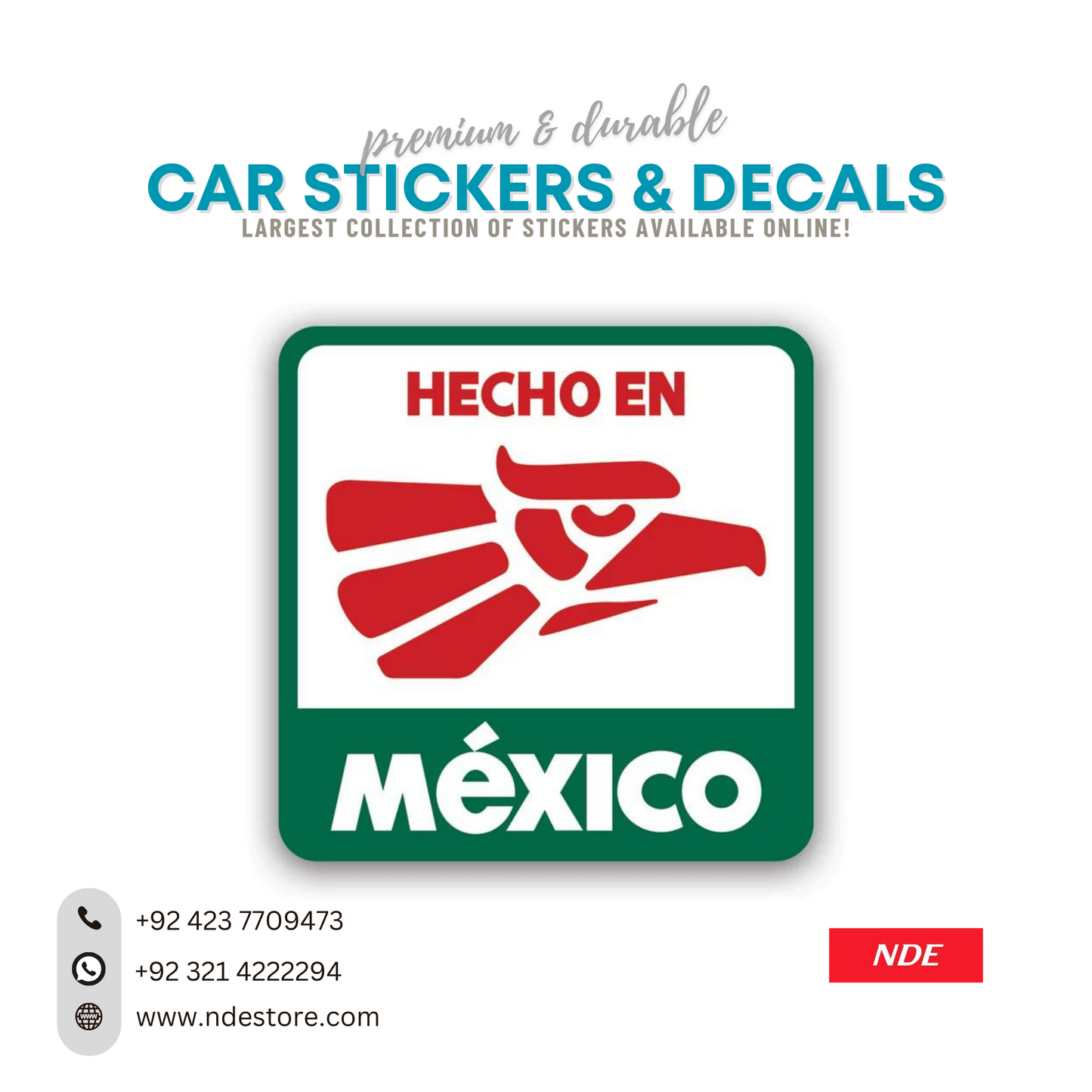 STICKER HECHO EN MEXICO