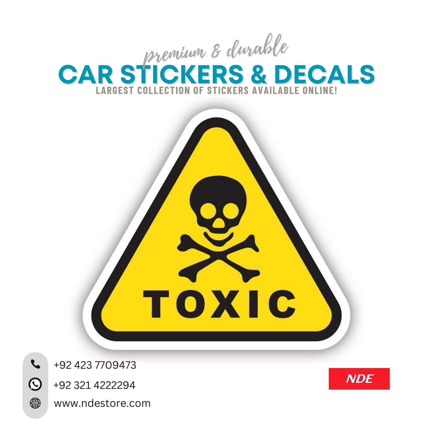 STICKER TOXIC - ndestore.com