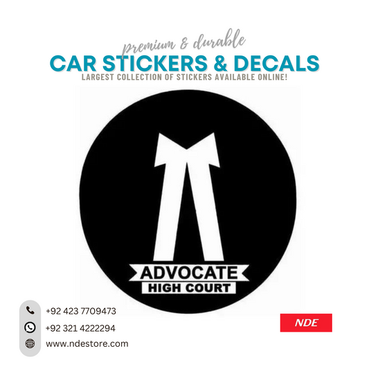 STICKER ADVOCATE HIGH COURT