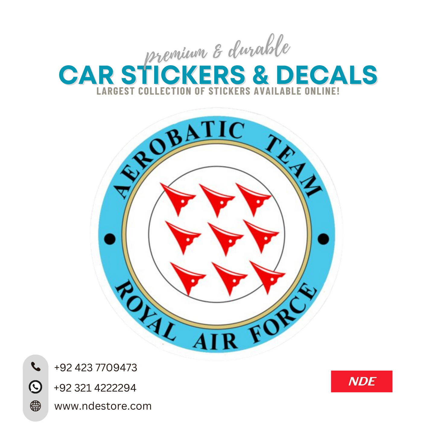 STICKER ROYAL AIR FORCE