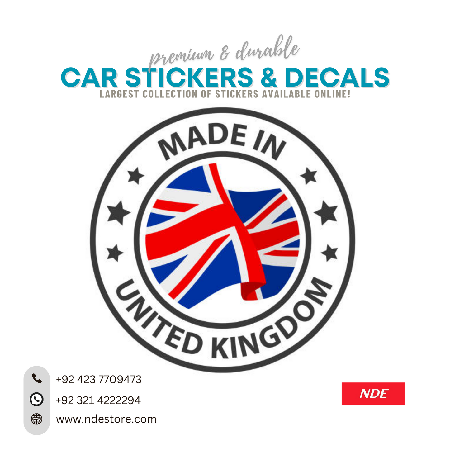 STICKER MADE IN UNITED KINGDOM - ndestore.com