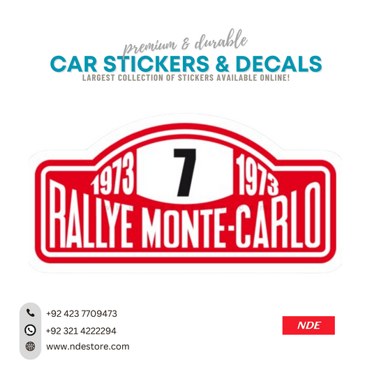 STICKER RALLEY MONTE CARLO