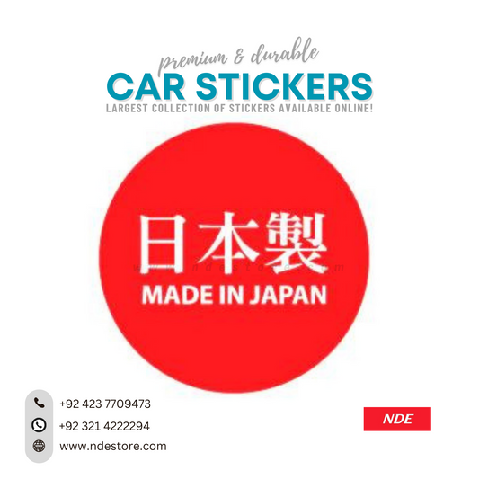 STICKER MADE IN JAPAN CIR.