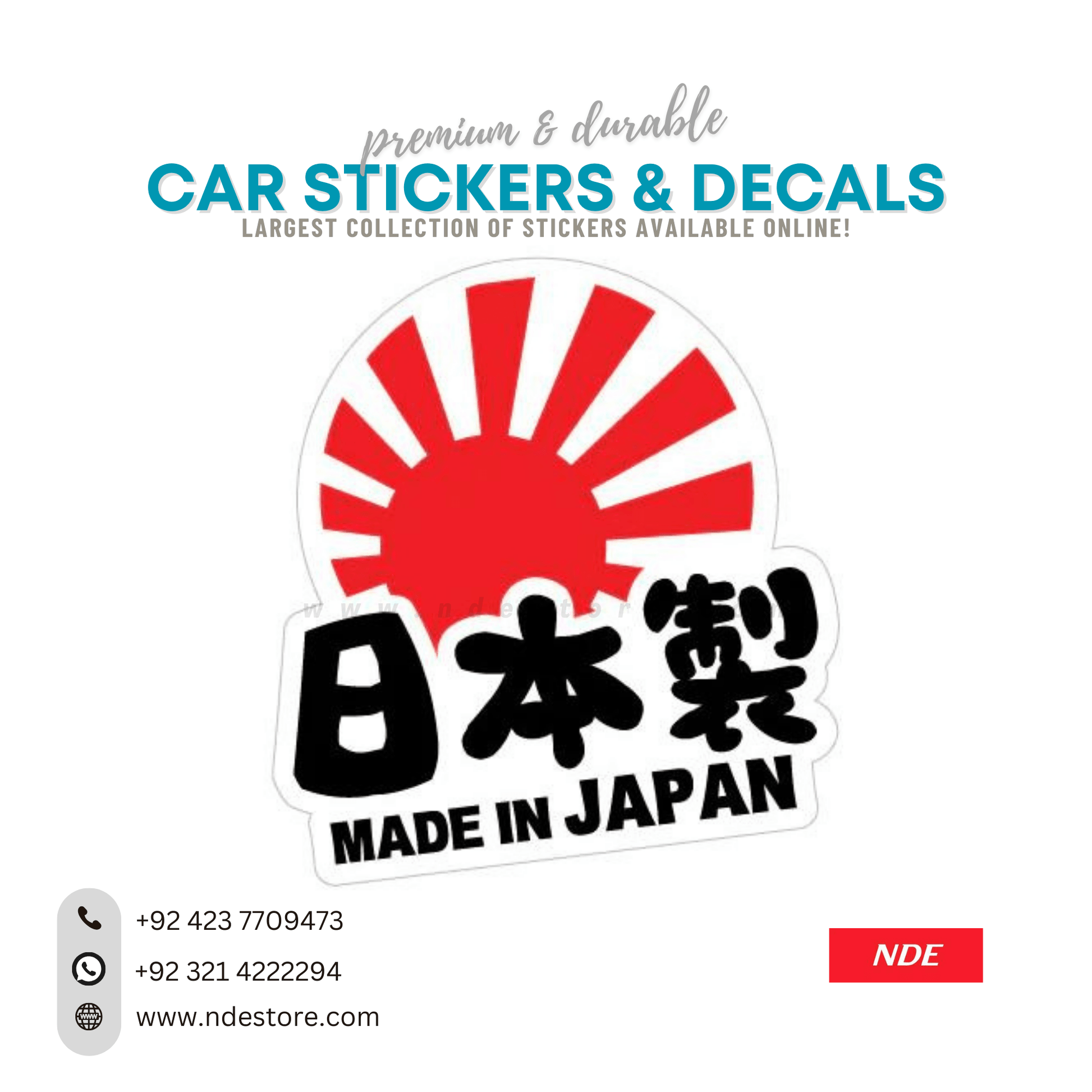 STICKER MADE IN JAPAN JDM J. - ndestore.com