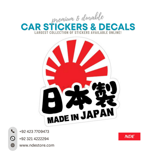 STICKER MADE IN JAPAN JDM J.