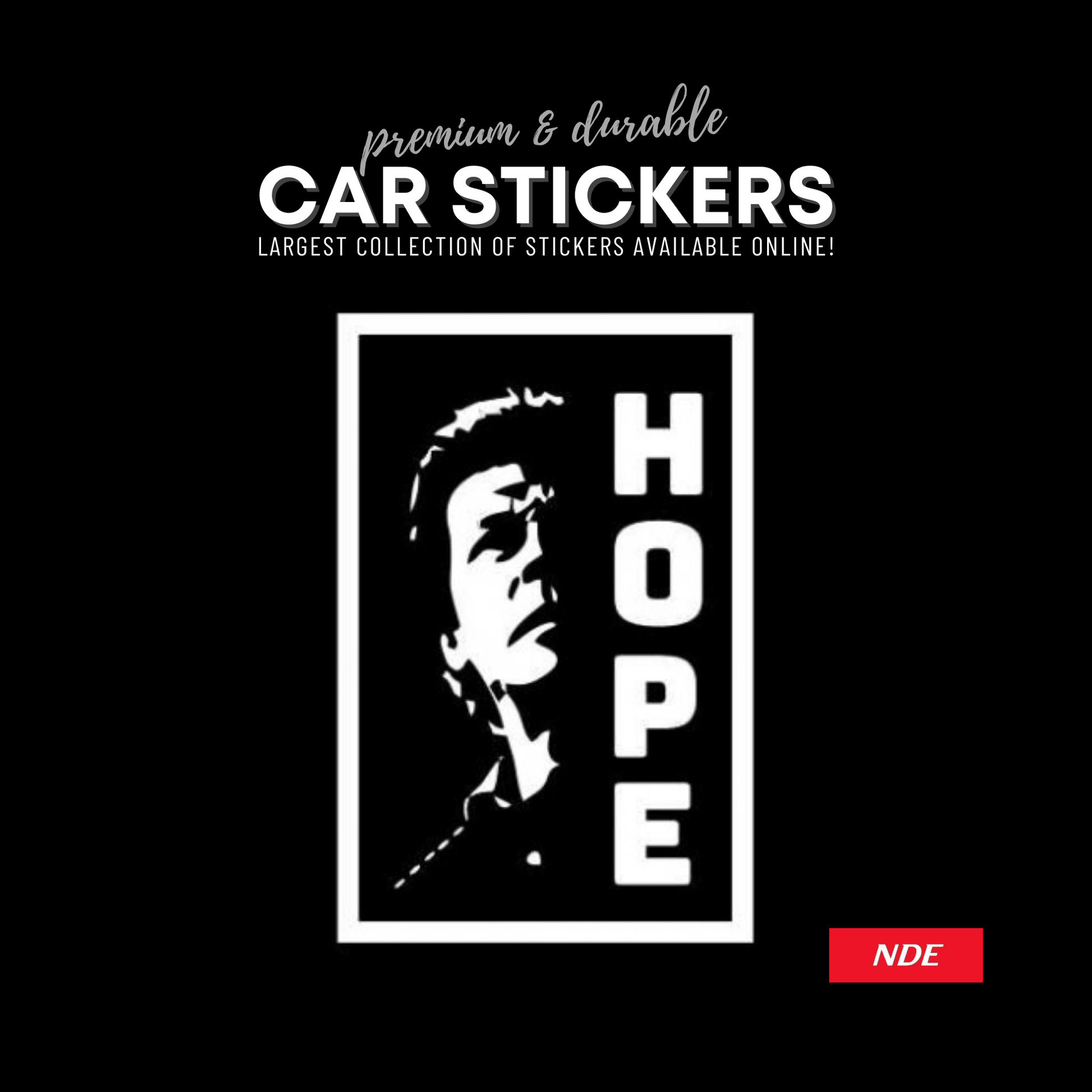 STICKER HOPE IMRAN KHAN - ndestore.com