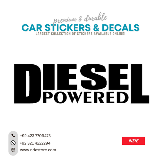 STICKER DIESEL POWERED JDM STYLE