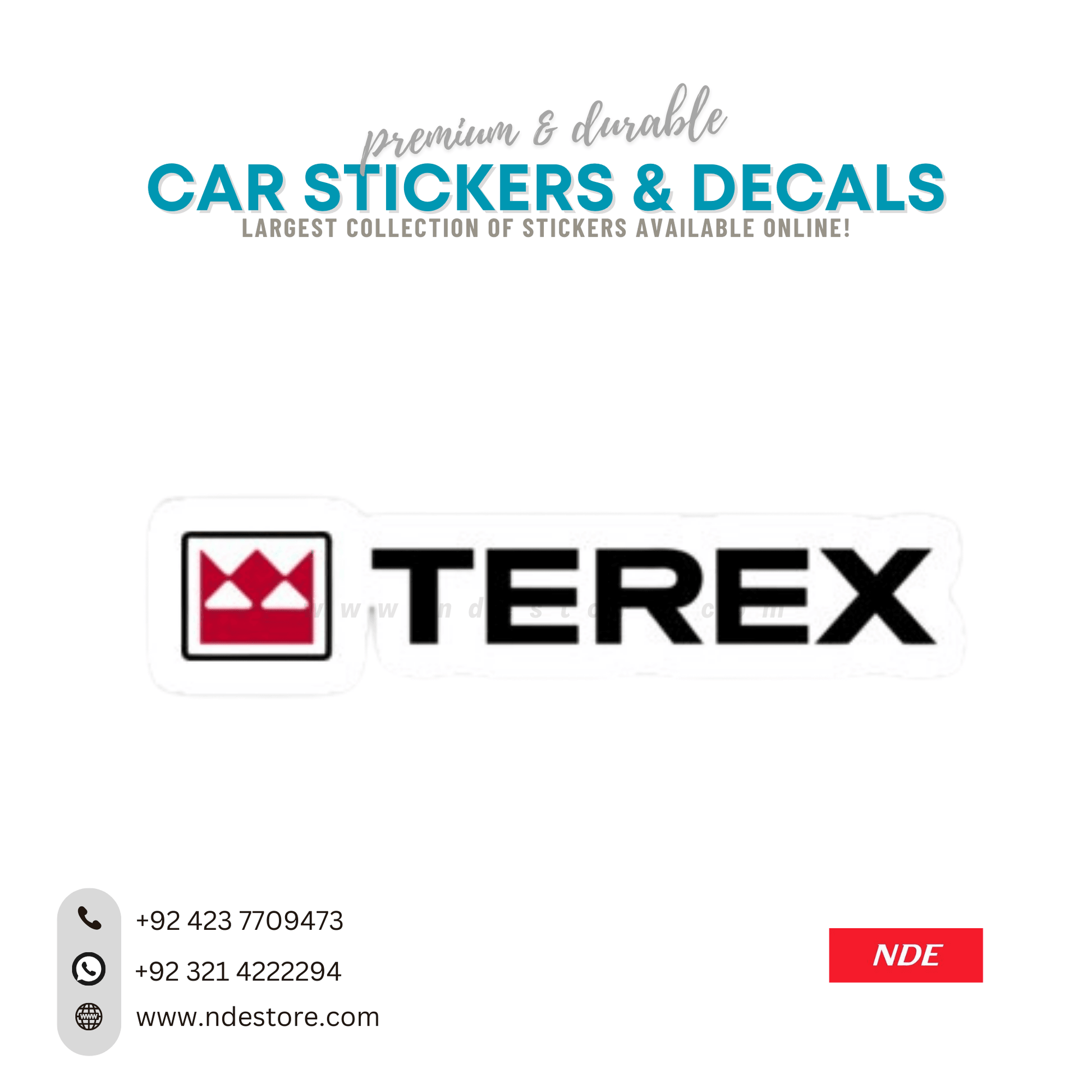 STICKER TEREX - ndestore.com