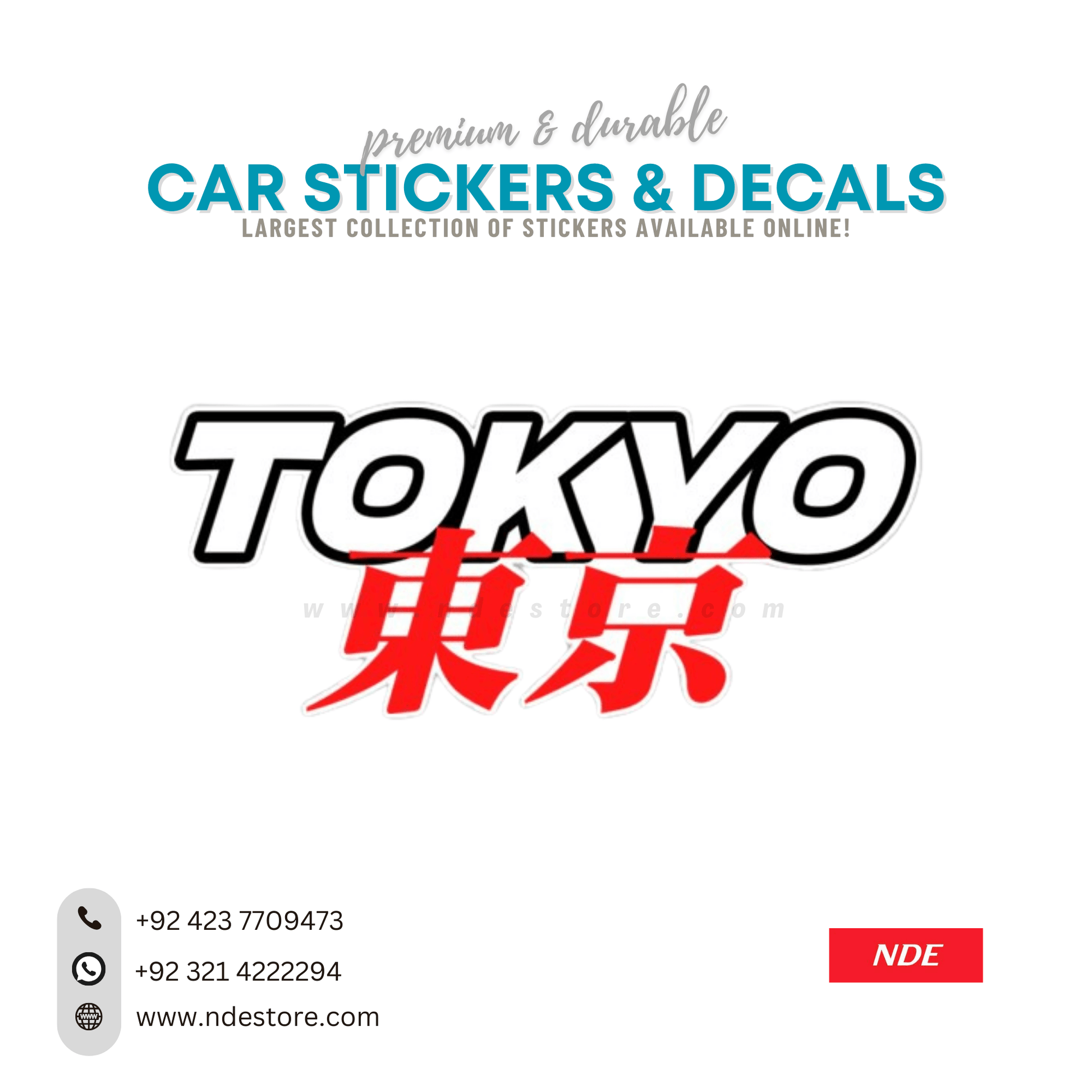 STICKER TOKYO JDM - ndestore.com