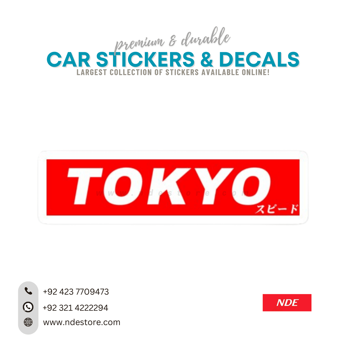 STICKER TOKYO CITY - ndestore.com