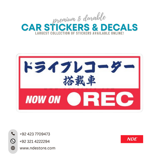 STICKER NOW ON REC.