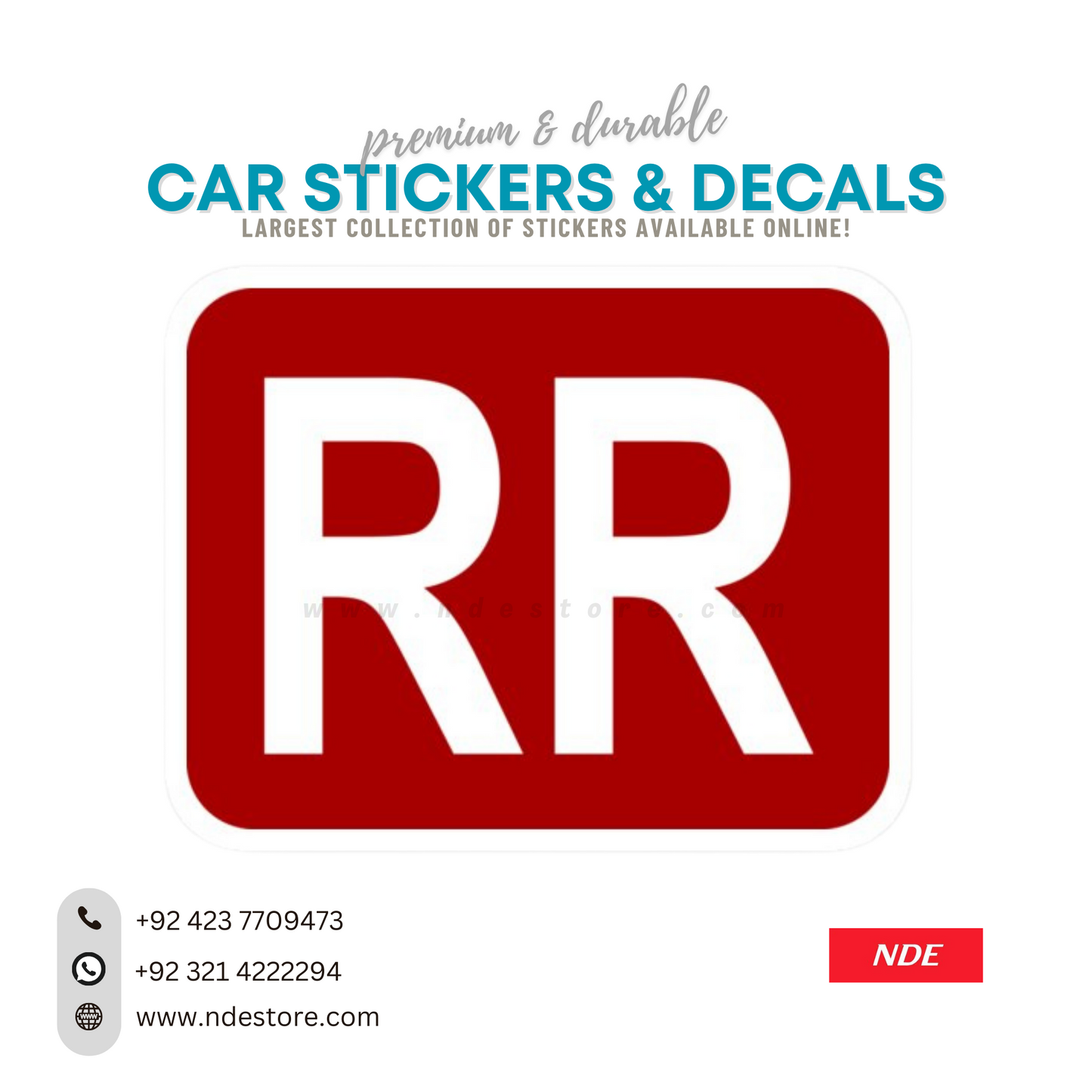 STICKER RR