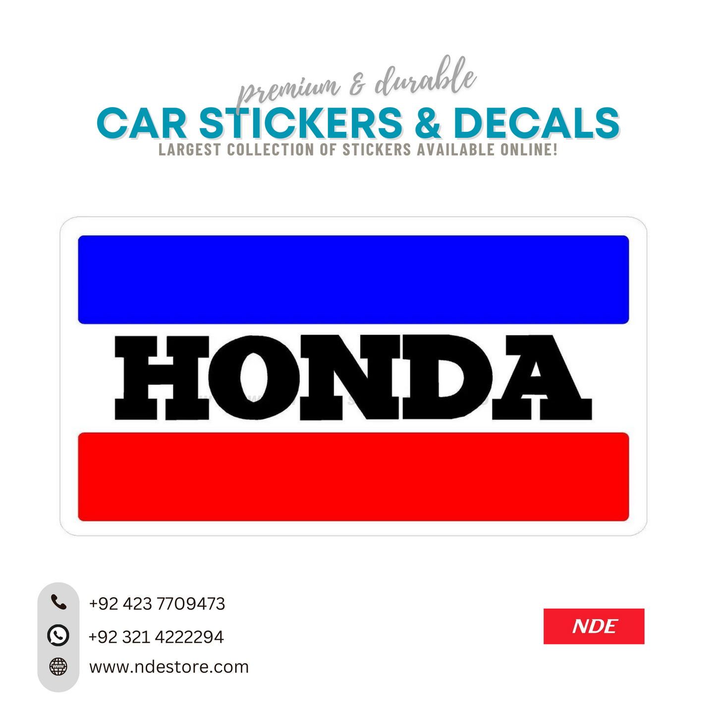 STICKER HONDA JDM STYLE