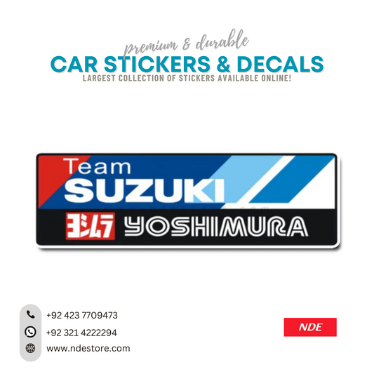 STICKER TEAM SUZUKI YOSHIMARA JAPAN