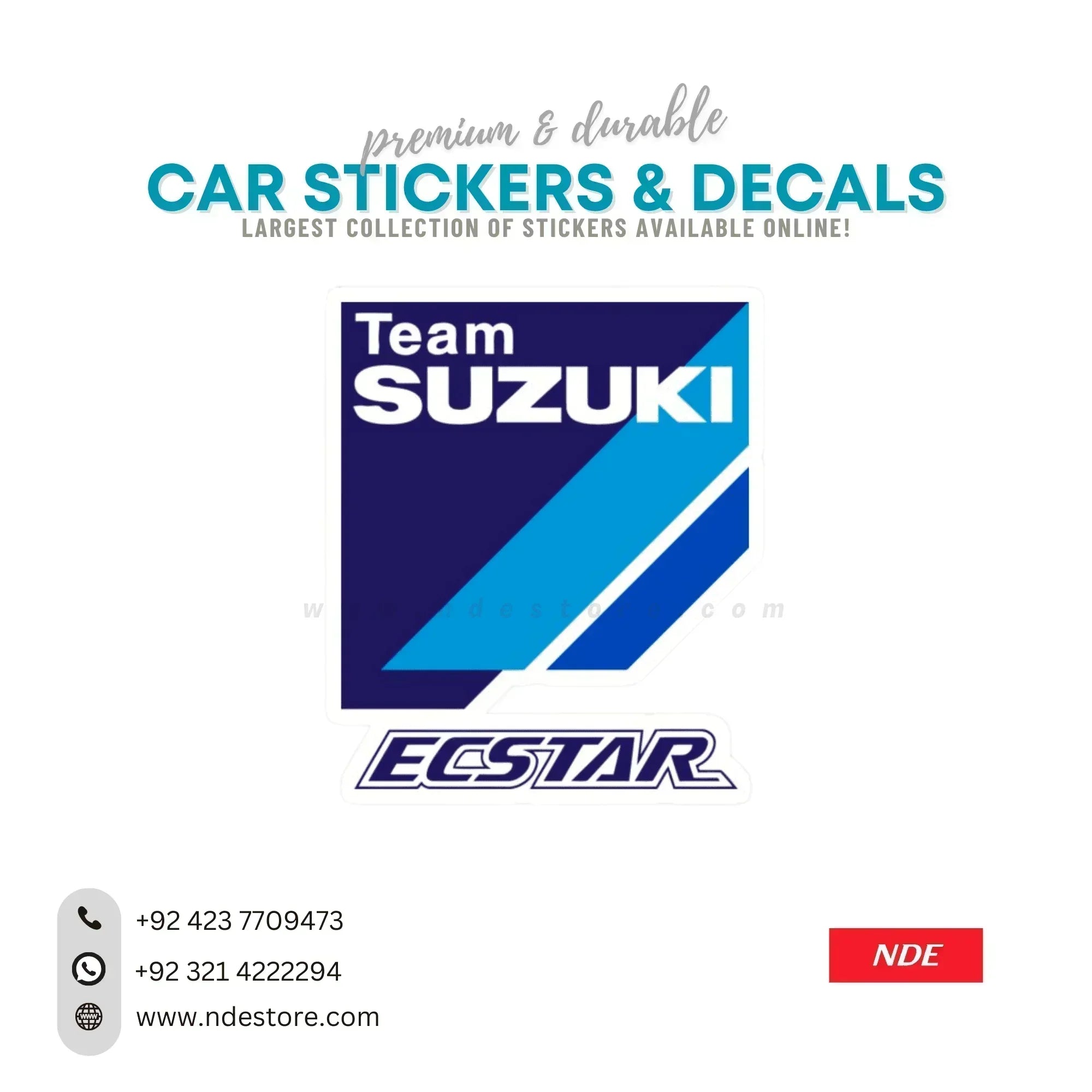 STICKER TEAM SUZUKI ECSTAR – NDE STORE
