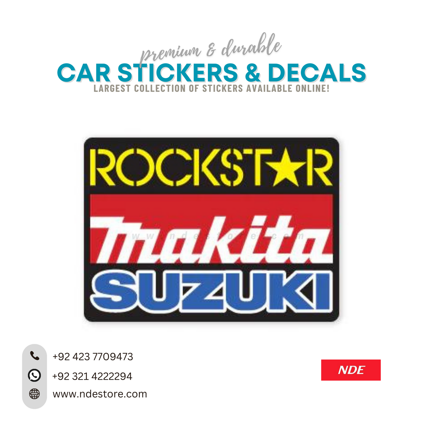 STICKER ROCKSTAR MAKITA SUUZKI