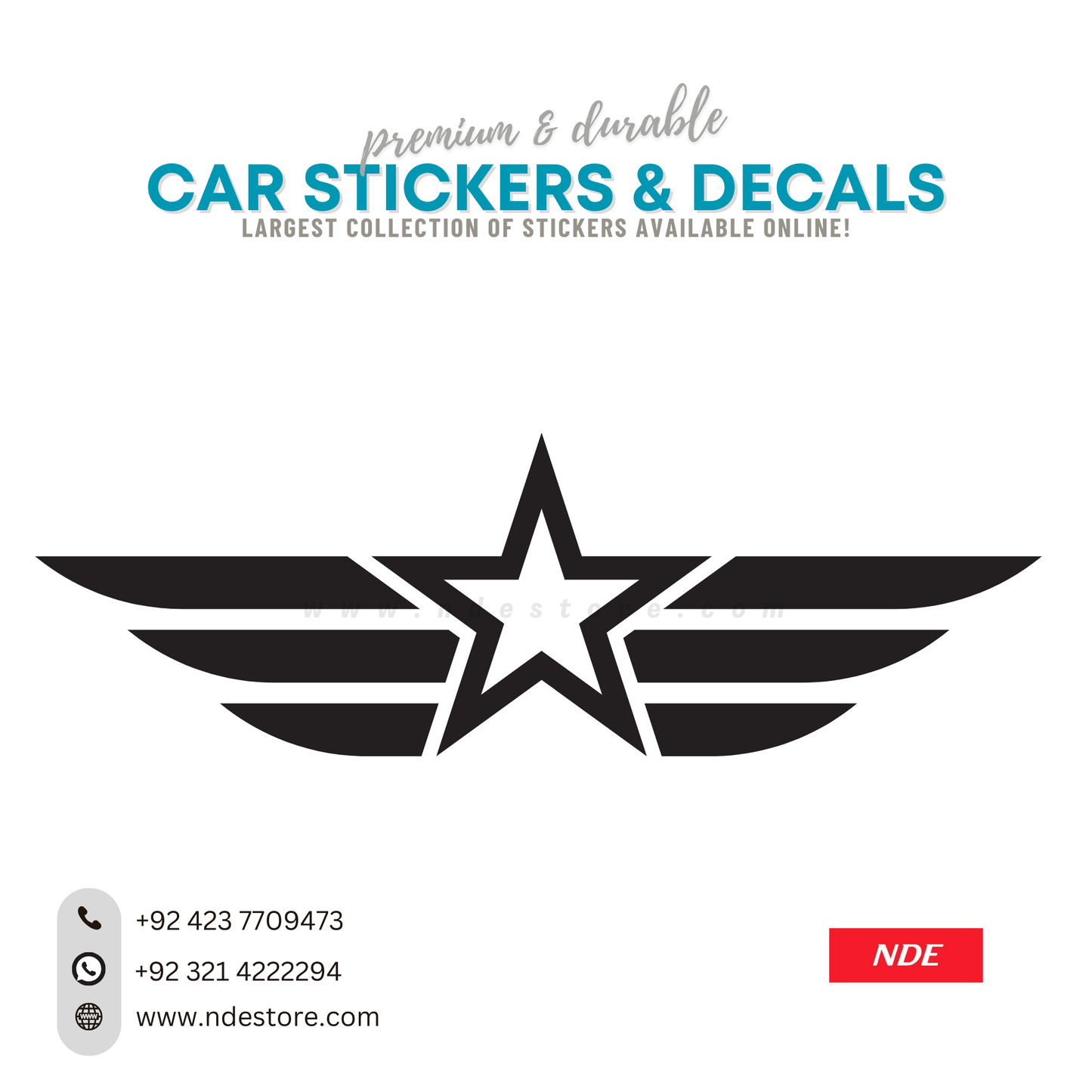 STICKER MILITARY POLICE STAR (M003) - ndestore.com