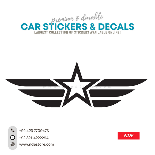 STICKER MILITARY POLICE STAR (M003)