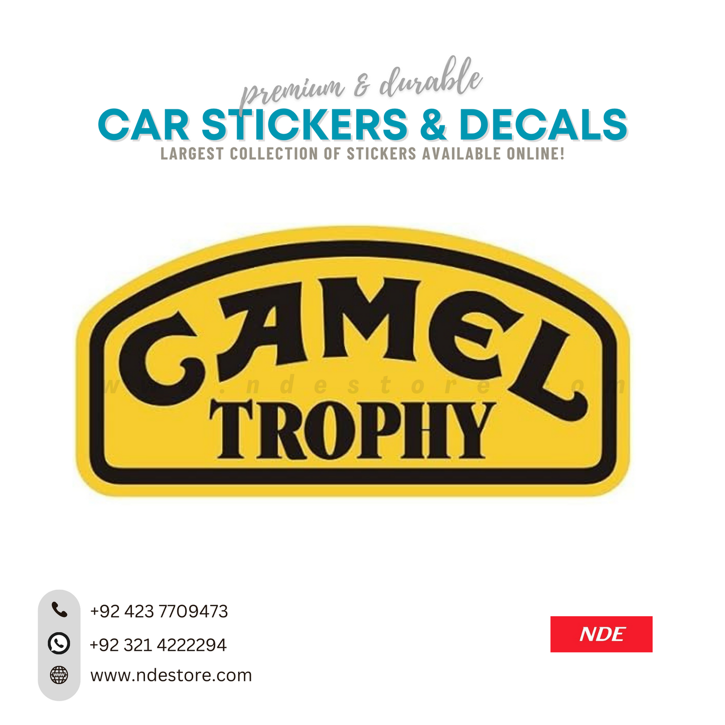 STICKER, CAMEL TROPHY