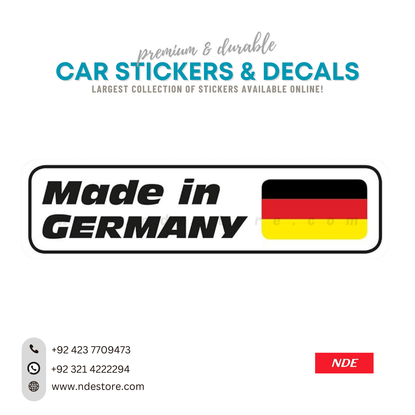 STICKER, MADE IN GERMANY (G-002)