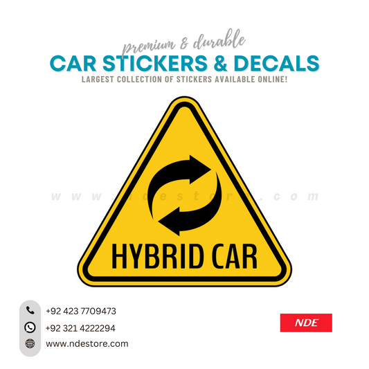 STICKER, HYBRID CAR